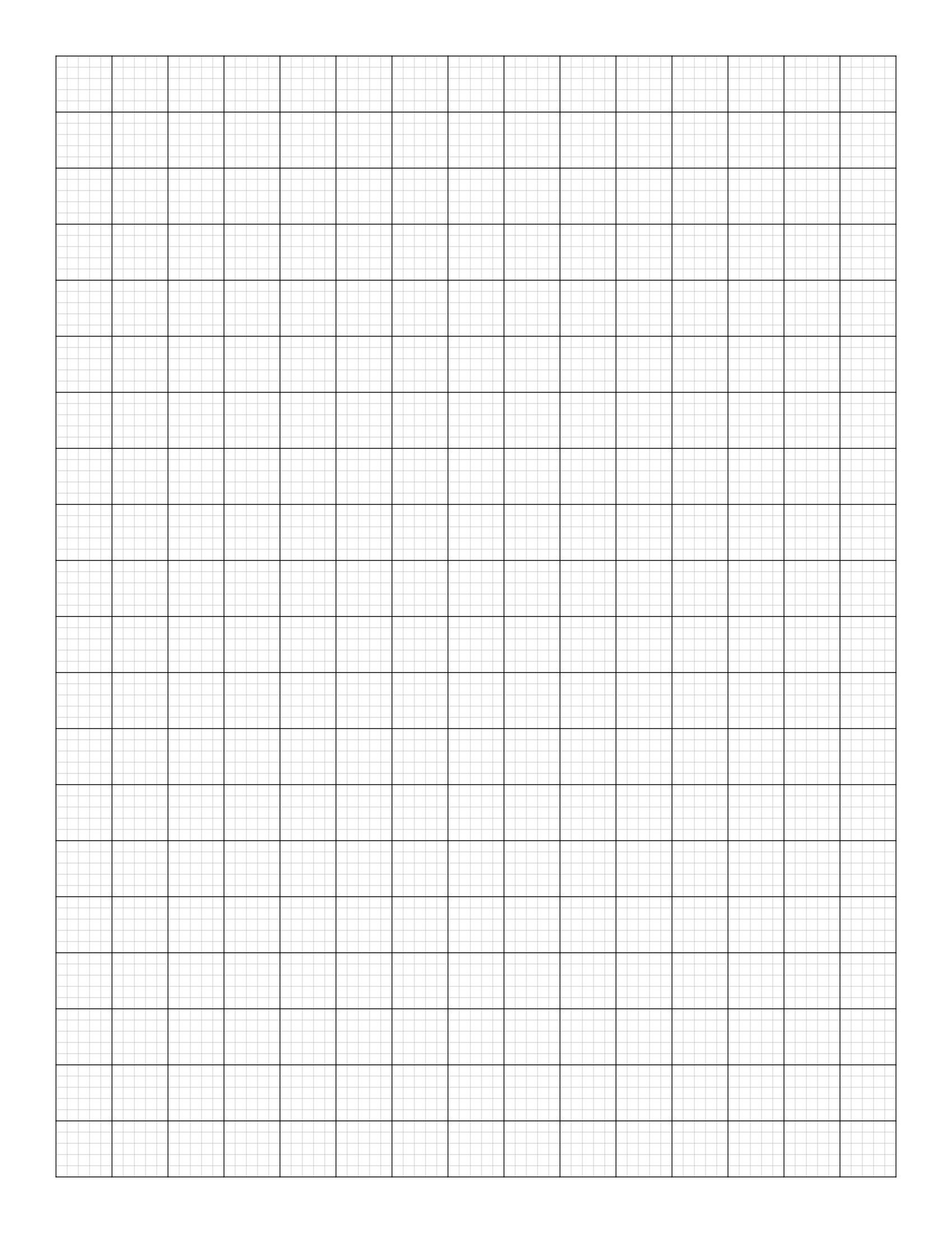 Free Printable Blank Graph Paper Online Template In PDF Intended For Blank Picture Graph Template