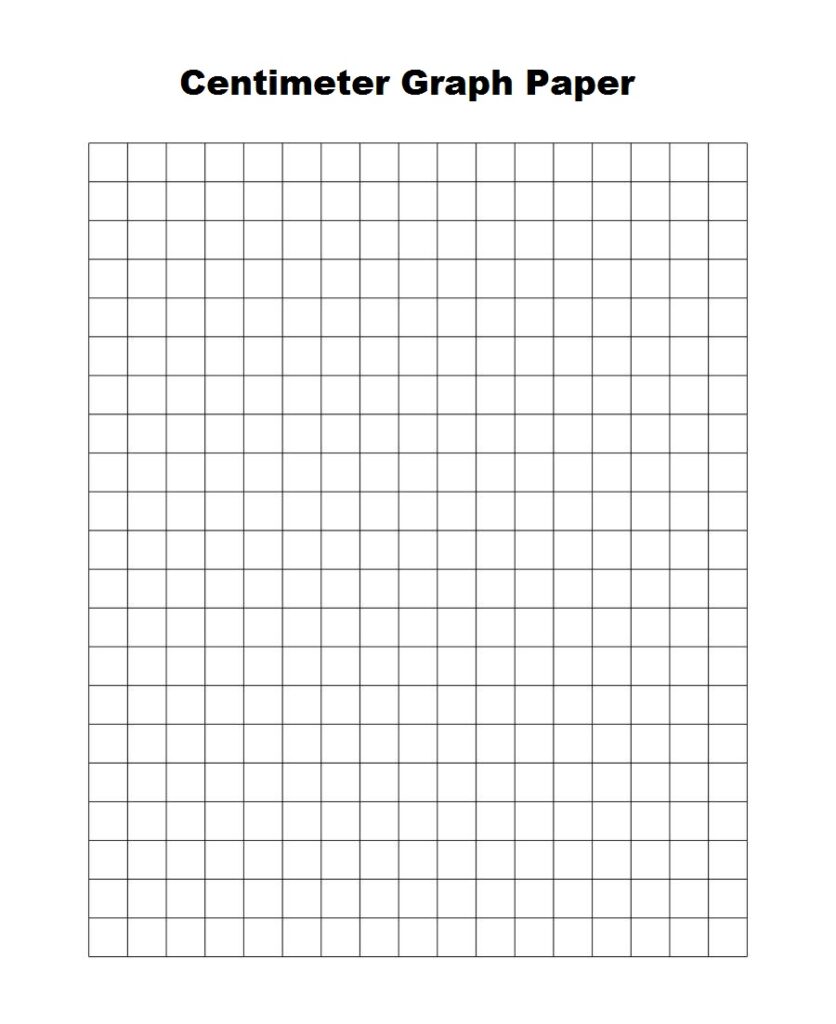 Centimeter Graph Paper