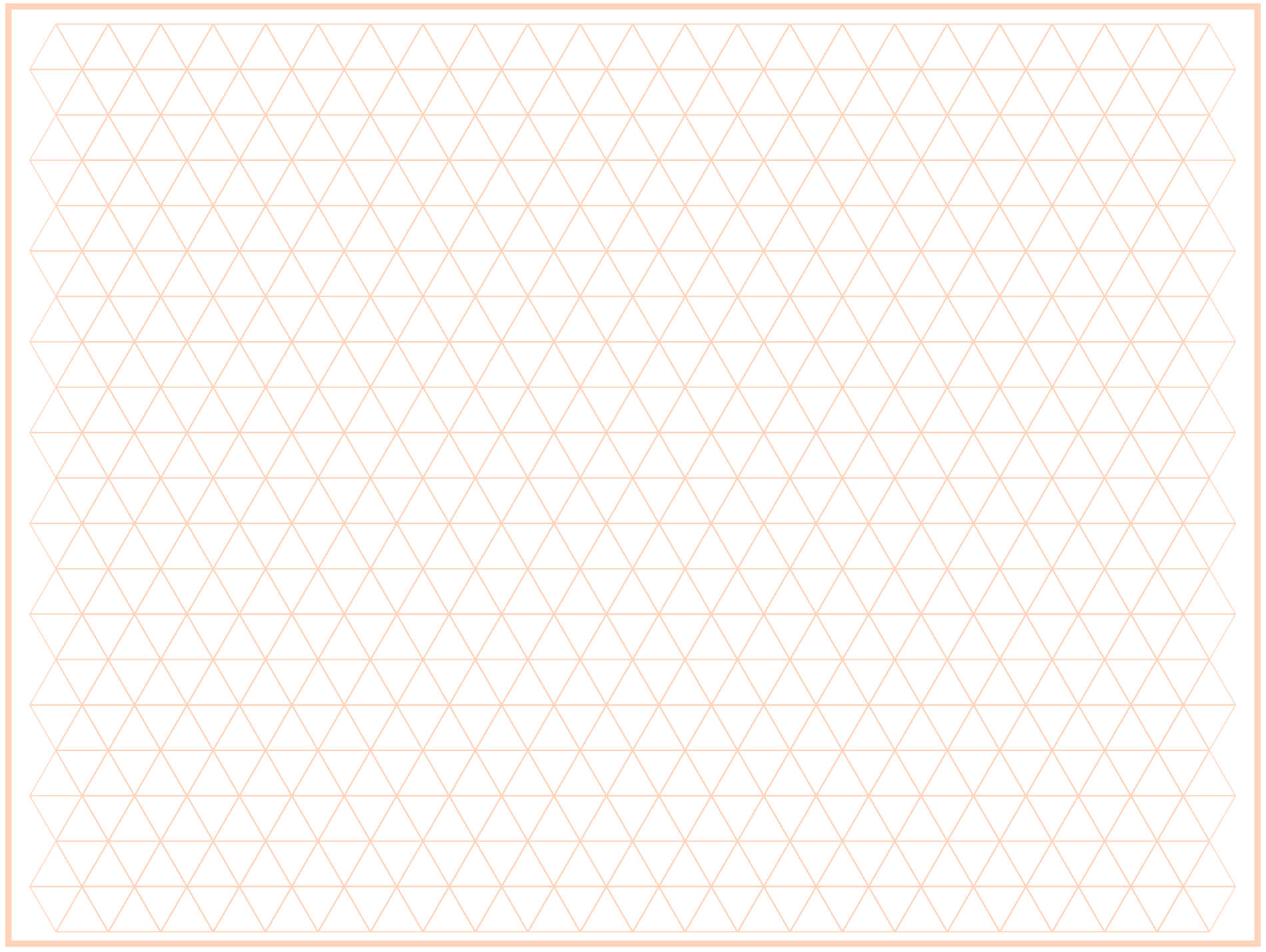 Triangle Graph Paper Printable