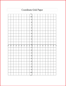 Printable Graph Paper with Numbers