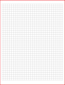 1/4 Inch Graph Paper Template