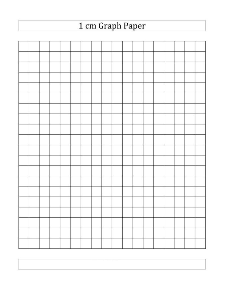 1 Cm Squared Graph Paper