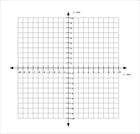 😍 Graph Paper with Axis Printable Template 😍 PDF