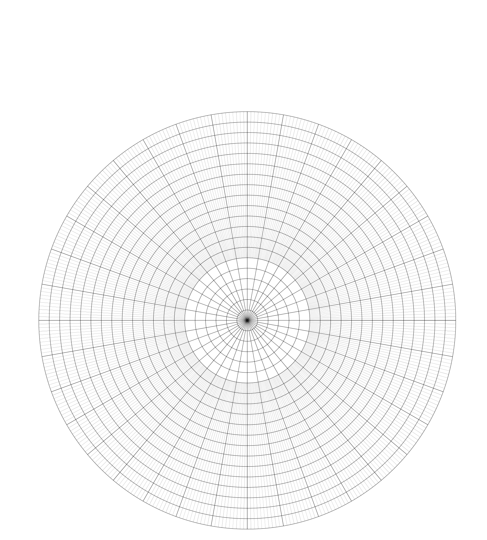  Printable Free Polar Graph Paper In PDF Polar Grid Paper