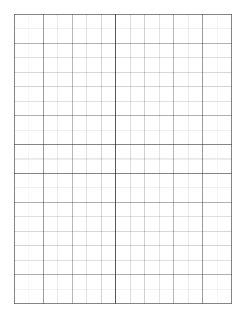 Printable Graph Paper with Axis