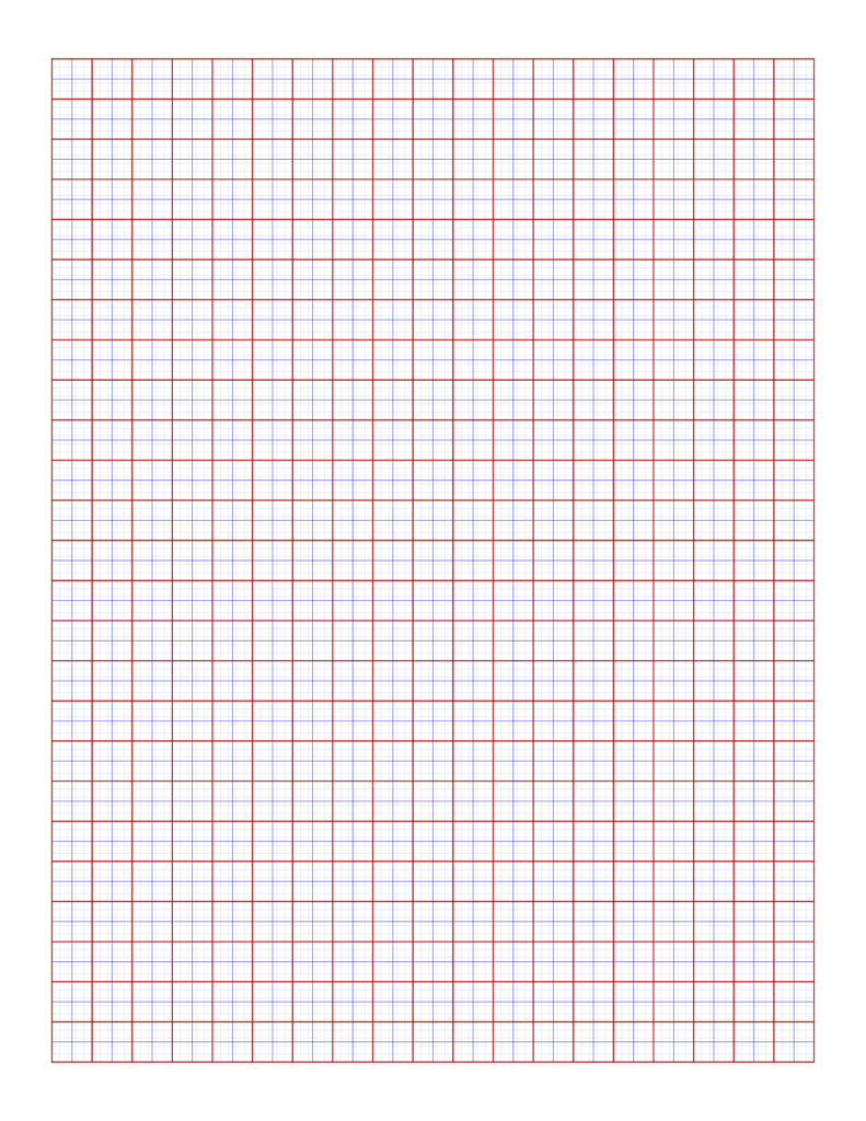 Colorful Grid Paper Template